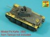 Aber 48041 Pz.Kpfw..38 (t) Ausf. E/F/G Niemiecki czołg Pz.38 (t) cz.2-błotniki / German tank Pz.Kpfw. 38 (t) Ausf.. E/F/G Vol.2-Fenders 1/48